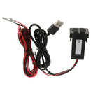 2-USB Charger/Audio Port Interface for Toyota Scion Lexus Blank Switch Hole
