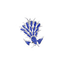 Fashion Peacock Brooch Pin Blue Crystal Zircon Corsage Breastpin Wedding