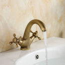Antique Bass Kitchen Faucet Mixer Water Tap Centerset Bathroom Sink Faucet