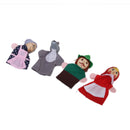 1 Set of 4PCS Finger Puppets Kids Preschoolers Toddlers Hand Eye Coordination Educational Party Favor Toy Gift