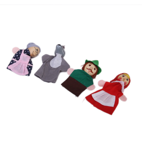 1 Set of 4PCS Finger Puppets Kids Preschoolers Toddlers Hand Eye Coordination Educational Party Favor Toy Gift