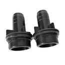 2Pcs Nylon Black Inflatable Valve Adapter Foot Pump Hose Connector for Rubble Fishing Boat Kayak Canoe Dinghy - Rowing Accessories