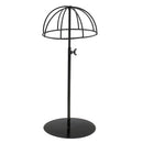 Durable Freestanding Hat Cap Helmet Display Rack Holder Organizer Stand Black