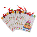 5pcs Happy Birthday Paper Handle Gift Bags Party Bags Baby Shower Favors