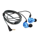 KZ ZS5 2DD+2BA Hybrid In Ear Earphone HiFi Bass Running Sport Earbuds Stereo Noise Isolating Headset Wired Headphone Blue