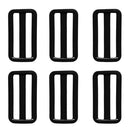 6 Pieces Scuba Diving Dive Plastic Weight Belt Slide Keeper Standard 2" Webbing Retainer Stopper Water Sports Accessories
