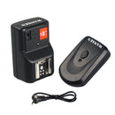PT-04GY 4 CH Channels Wireless Remote Flash Trigger Transmitter Set w/ 1 Receivers for Canon 580EX II Pentax AF-540 FGZ