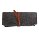 Felt Eyewear Pouch Sunglass Readers Reading Glass Soft Carry Case Black
