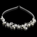 Women Girls Ladies Fashionable Crystal Faux Pearls Headband Tiara Crown Wedding Bridal Party Supplies