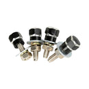 4pcs Uinversal Aluminum Alloy License Plate Hex Head Screws for Motorcycle