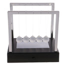 New Light Up Newton Cradle Glass Balance Ball Physics Educational Home/Office Ornament Children Toy Black M