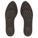 1 Pair Anti-Slip Shock Sweat Absorption 4D Sponge Massage Foot Pain Relief Insoles Orthotic Shoes Cushion Pad Black White