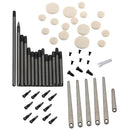 Set of Clarinet Repair Tool Maintenance Parts Spindle Screws Spring Leaf Soundhole Pads Woodwind Instrument Accessories
