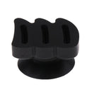 Durable Silicone Guitar Bass Banjo Plectrums Picks Holder with Suction Cup Black