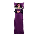 Portable Lightweight Korean Cotton Fabric Sleeping Bag Sheet Camping Hiking Travel Accessories Purple S