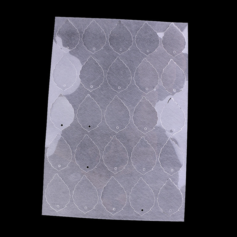 1 Sheet Precut Leaves Shape Heat Shrinkable Paper Shrink Films Paper for DIY Hanging Charms Jewelry Decor