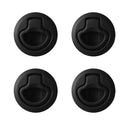 4Pcs Replacement For RV Marine Boat Deck Hatch Door Round Pull Slam Latch Accessories, Non-Locking