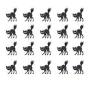 20 Pieces Glitter Paper Cat Cake Cupcake Topper Halloween Party Supplier