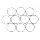 10 Pack Scuba Diving 20mm Stainless Steel Ring Kayaking Boating Surfing Keychain - Made of Steel Which is Durable Enough to Stand the Test of Time