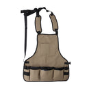 Heavy-duty Multi-Pocket Tool Apron Bag Pouch For Crafts Carpenter Woodworker Painter Adjustable Straps