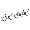 Easy Install Retro 5-Hook Wall Hanger Robe Towel Hanger Rack Metal Holder Home Bathroom Bedroom Kitchen Door Decor