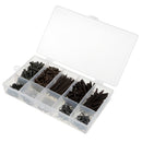 450pcs Fishing Rig Accessories Kit Anti Tangle Sleeves Connector Maggots Clips