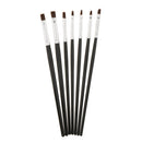 7pcs Salon Nail Art UV Gel Design Brush Tip Acrylic Pen Dot Paint Liner Manicure Tool