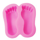 3D Lovely Feet Silicone Fondant Mould Cake Ice Paste Chocolate Mold Tool