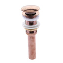 Home Kitchen Tools Durable Brass Faucet Pop Up Vessel Basin Sink Drain Stopper Rose Gold Big Bounce