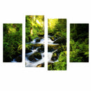 Canvas 30cm Modern Forest Stream Home Decor Wall Art Painting Picture Print
