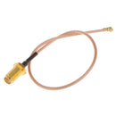 RP SMA Female to uFL/u.FL/IPX/IPEX RF Coax Adapter Assembly RG178 Pigtail