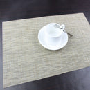Home Dining Table Restaurant Cafe Table Use PVC Solid Insulation Heat Bowl Placemat Dining Pad Western Table Mat Placemat 1