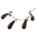 4pcs Foam Eggplant Model Toys Store Cabinet Decorative Fruits Kids Role Play Toy