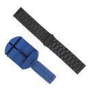 24mm Stainless Steel Watch Band Replacement For 42mm Apple Watch Black
