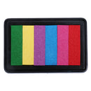 Ink Pad Korea Stationery DIY Craft for Paper Fabric Wood Colorful Rainbow 6