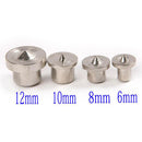 8 Pieces Wood Silver Dowel Centre Point Set 6mm-13mm DIY Power Tool Accessories