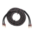 4.5m Car Audio Stereo Amplifier Speaker RCA Interconnect Cable Wire Black