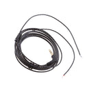 3.5mm Right Jack Earphone Audio Cable Repair Replacement Wire Line DIY Black