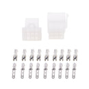 9 Pins Electrical Wire Terminal Wiring Connector Socket Plug 2.8mm