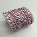 10M Roll Of Paper Rope Cord String For Craft Wrapping Gifts Package Decoration Decor Purple White