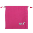 Drawstrap Mobile Phone Flannel Bag Storage bags Single Layer Bundle mini Bags for Smartphones Rose Red