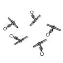 5 Pieces Fishing Crimp Swivels Cross-line Crane Swivel Tackle Connector Fishing Accessories 2/0