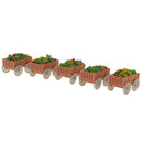5Pcs Model Float Flowerbed Park Garden Railway Border Parterre 1:75 HO Scale Building Scenery Layout
