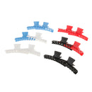 12 pieces Women Girls Butterfly Hairdresser Clamp Salon Hair Color Section Styling Claw Clips Grips Anti-slip Random