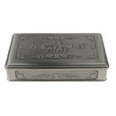 Women Vintage Metal Jewelry Box Trinket Storage Organizer Chest Ring Case