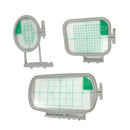 3 Pieces Embroidery Hoop Frame For Brother Embroidery Machine SE270D, SE350, SE400, HE120, HE240