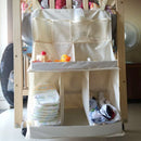 Baby Cot Bed Crib Nursery Hanging Storage Organizer Bag for Toy Diaper Clothes