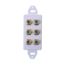 6 Binding Post HDMI Audio Wall Face Plate