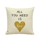 Cotton Linen Nap Cushion Cover Home Decor Throw Pillow Case British
