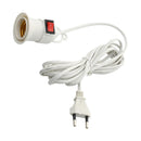 E27 Haning Indoor Plants Light Holder Garden Lampholder With Cable EU Plug